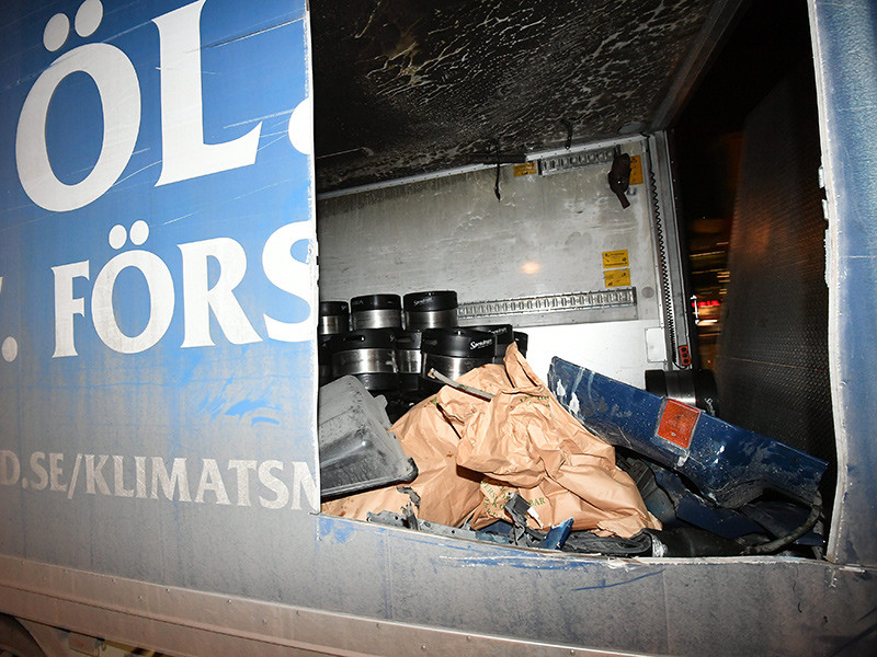 В грузовике стокгольмского террориста нашли взрывчатку, утверждает SVT