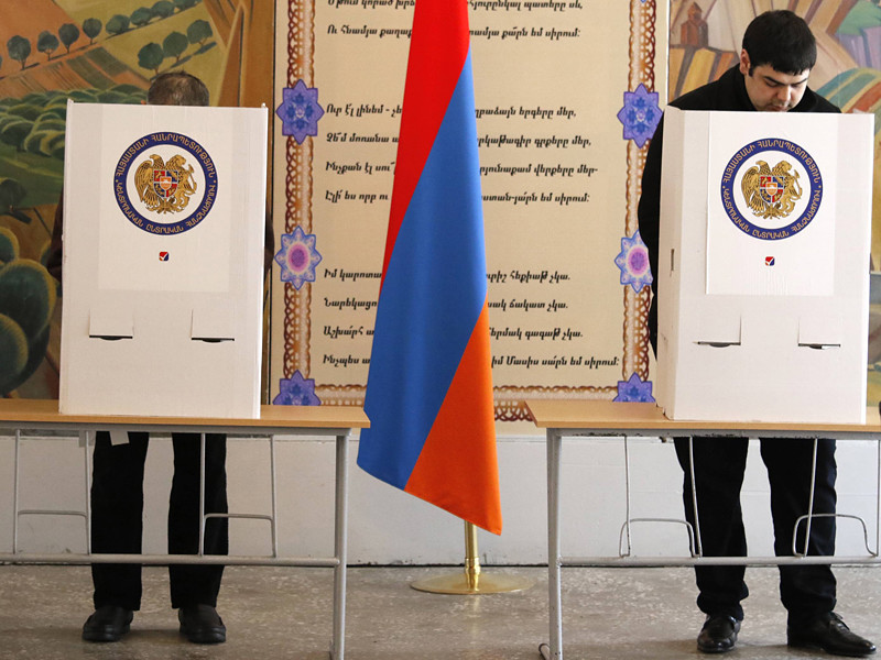 Правящая Республиканская партия (РПА), возглавляемая президентом Армении Сержем Саргсяном, лидирует на парламентских выборах в стране