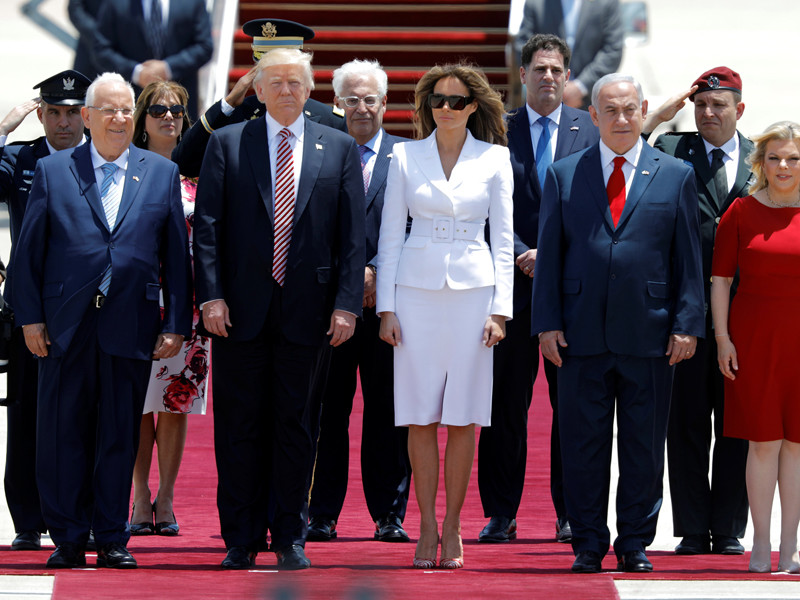 Трамп прибыл с официальным визитом в Израиль
