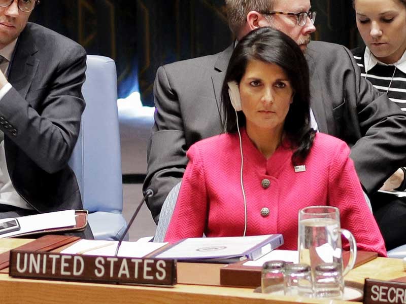 Постоянный представитель США при ООН Никки Хейли призвала Россию признать "ужасы сирийского режима". Об этом говорится в распространенном заявлении американского постпредства при международной организации