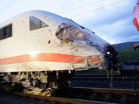 В Германии сошел с рельсов пустой скоростной поезд