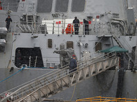 Американский эсминец столкнулся с торговым судном под филиппинским флагом рано утром в субботу недалеко от японского порта Симод