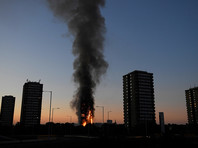 На западе Лондона пожар произошел в 27-этажном жилом многоквартирном доме в районе Кенсингтон