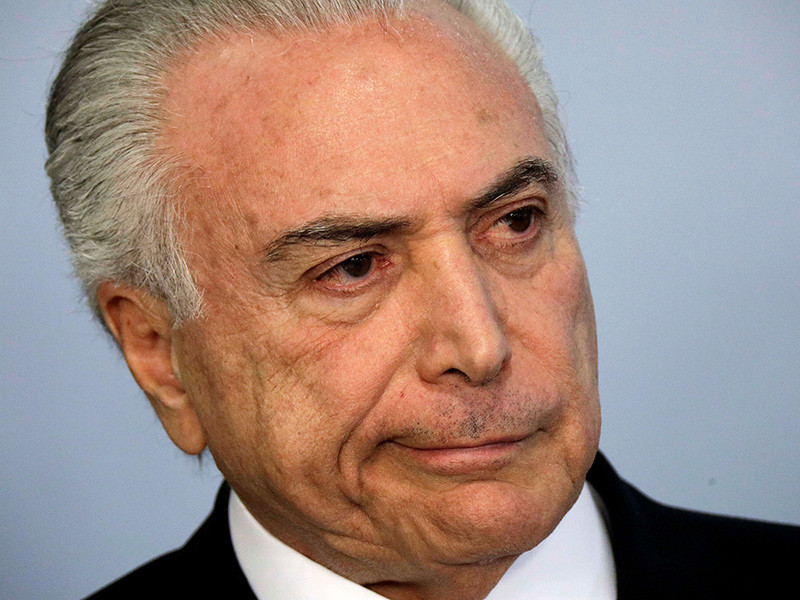 Президент Бразилии, обвиненный в коррупции, отказался от участия в саммите G20 и обзавелся новым генпрокурором