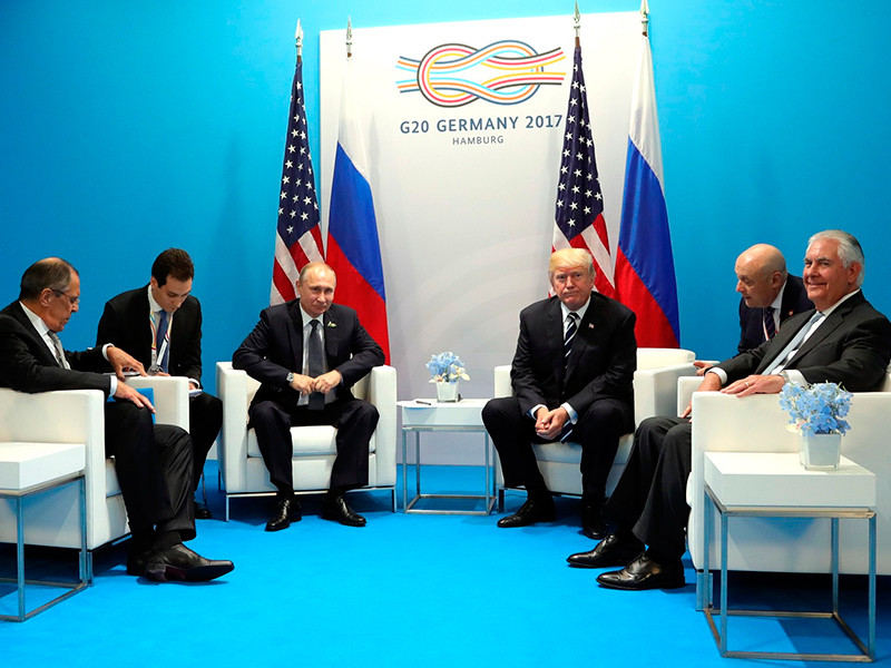 Встреча Владимира Путина с Президентом США Дональдом Трампом, 7 июря 2017 года