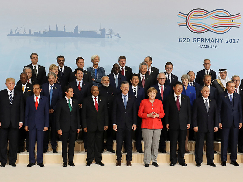 Саммит G20 в Гамбурге стартовал с заявлений мировых лидеров о важности Парижского соглашения по климату, а также призывов к США вновь присоединиться к этому договору

