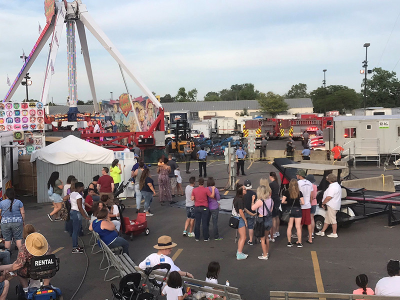 В американском штате Огайо на традиционной ярмарке в Колумбусе один человек погиб, еще семеро получили травмы в результате аварии на аттракционе Fire Ball