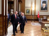Путин после переговоров с Эрдоганом сообщил о созданных в Сирии условиях для завершения войны