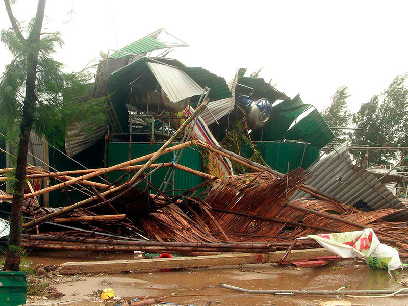 Во Вьетнаме жертвами тайфуна "Доксури" стали девять человек, более 100 пострадали