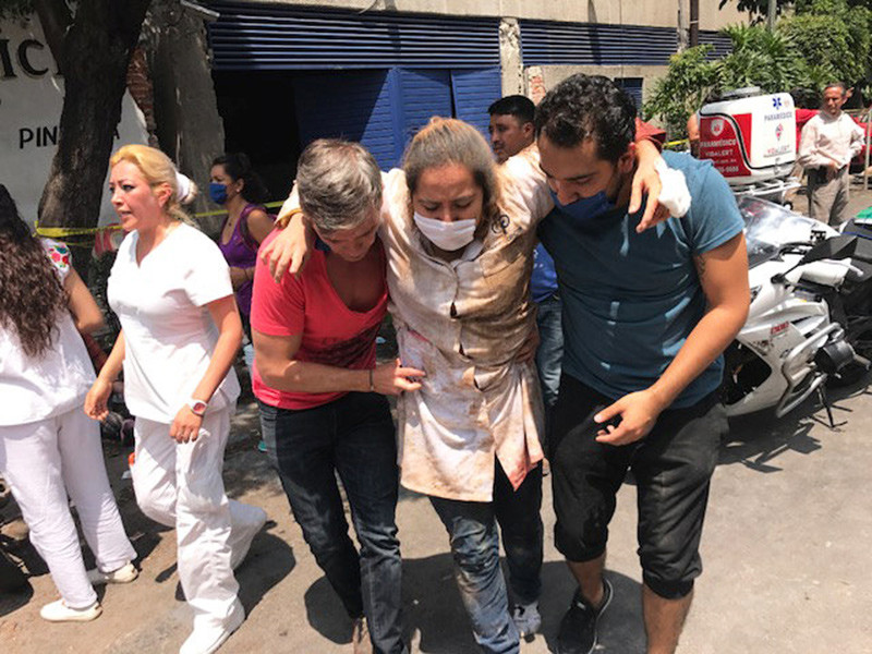 Мексика подверглась новому крупному землетрясению: более 45 человек погибли, сотни ранены