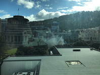 Несчастный отец поджег себя перед зданием парламента Новой Зеландии (ФОТО)