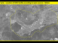 Израильская компания ImageSat, которая управляет спутником наблюдения Eros-B, опубликовала снимки, на которых видны результаты авиаудара, нанесенного 7 сентября по объектам на сирийской территории израильскими ВВС
