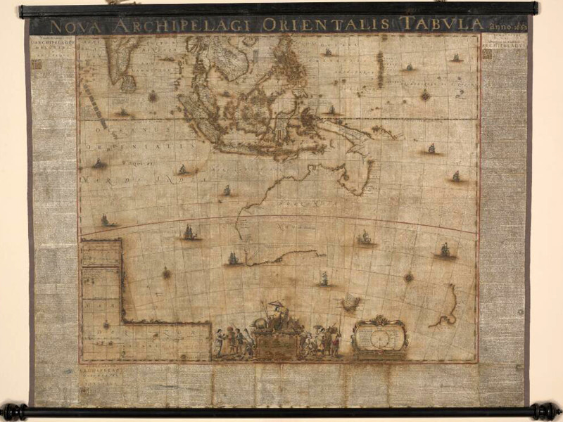 В Австралии представили уникальную карту побережья, созданную голландцами за сто лет до экспедиции Кука
