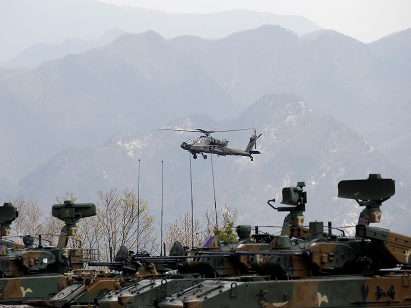 Южная Корея попросила США перенести совместные военные учения в преддверии Олимпийских игр