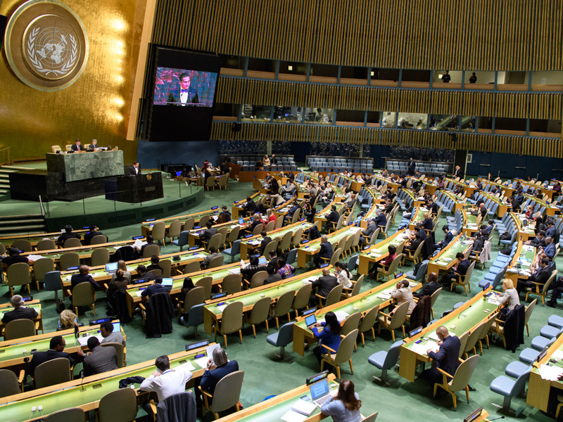 Генассамблея ООН приняла внесенную РФ резолюцию о борьбе с нацизмом. Украина и США выступили против