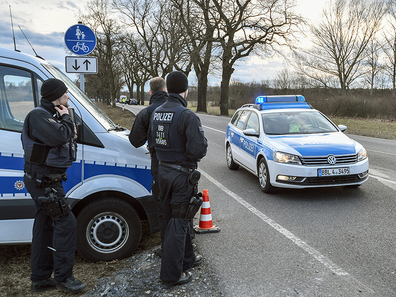 В Германии полиция остановила автоколонну с американскими гаубицами