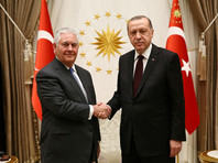 Рекс Тиллерсон и Тайип Эрдоган, Анкара, 15 февраля 2018 года