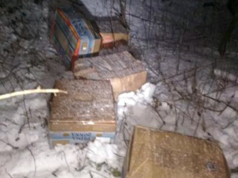 11 февраля, пограничный патруль мобильного подразделения проверял участок госграницы в районе населенного пункта Лукашевка Великописаривского района. В ходе мероприятия было найдено девять картонных коробок, в которых находился сыр. Общий вес обнаруженного товара составил более 300 килограмм