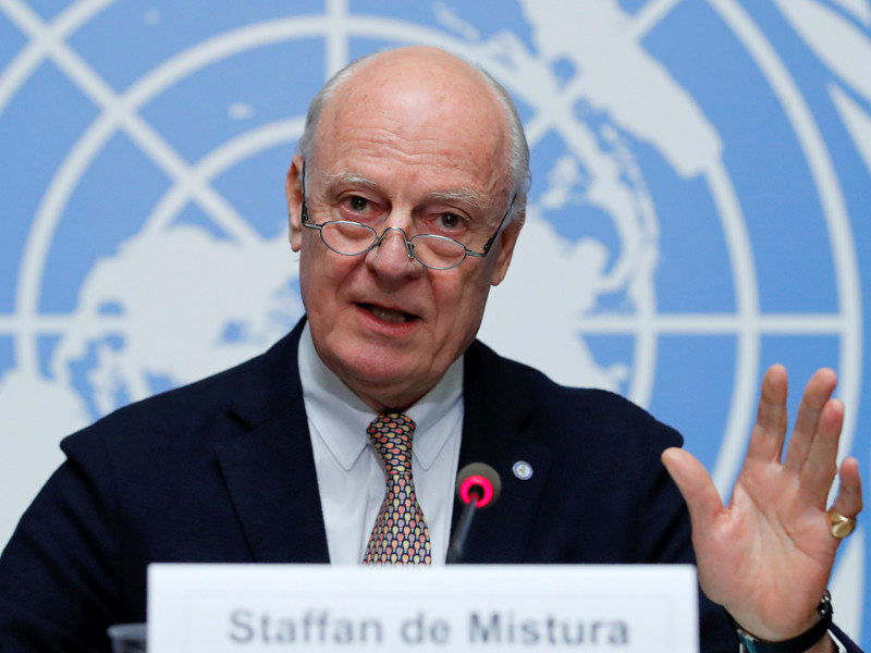 Спецпосланник ООН по Сирии Стаффан де Мистура