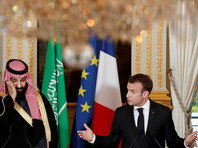 Президент Франции Эмманюэль Макрон и наследный принц Саудовской Аравии Мухаммед ибн Салман