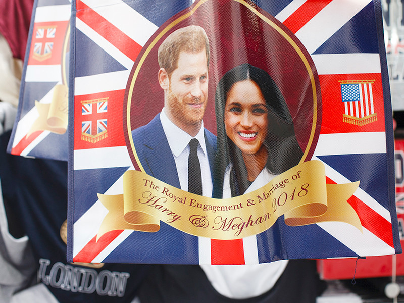 В Великобритании идет  свадьба   принца Гарри  и  Меган Маркл