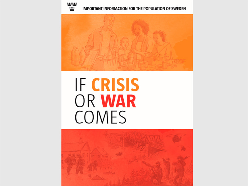 Шведское агентство по гражданской защите населения (MSB) впервые с 1961 года разослало жителям страны брошюры (PDF) с рекомендациями на случай начала войны, терактов и других кризисных ситуаций
