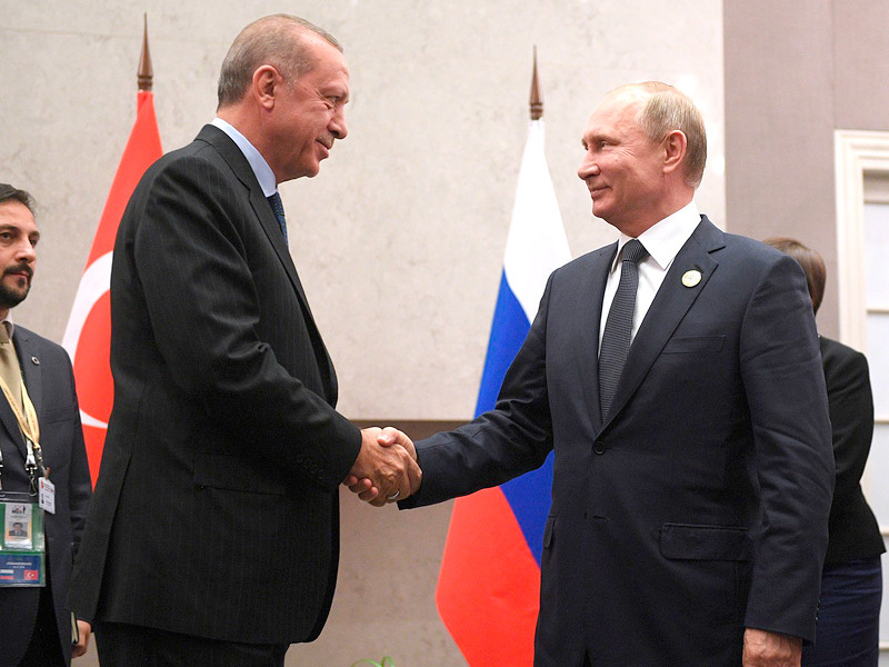 В Йоханнесбурге состоялась встреча Владимира Путина с президентом Турции Реджепом Тайипом Эрдоганом