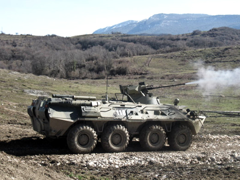 Российские военные начали масштабные учения в Абхазии, в которых участвуют мотострелковые подразделения, а также морская пехота Черноморского флота РФ