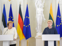 Ангела Меркель и Даля Грибаускайте