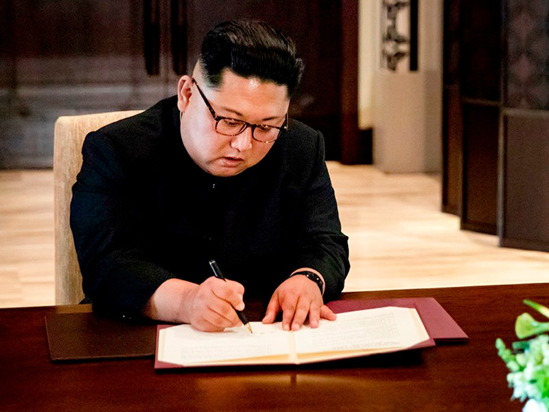 Ким Чен Ын, 12 июня 2018 года