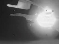 Российский истребитель Су-27 перехватил у границ воздушного пространства РФ над Черным морем самолет радиотехнической разведки ЕР-3Е "Aries" ВМС США и сопровождал его