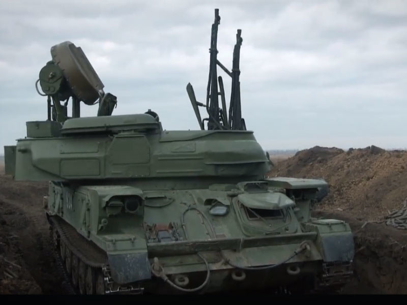 Украинские военные провели в Приазовье учения по поражению воздушных целей