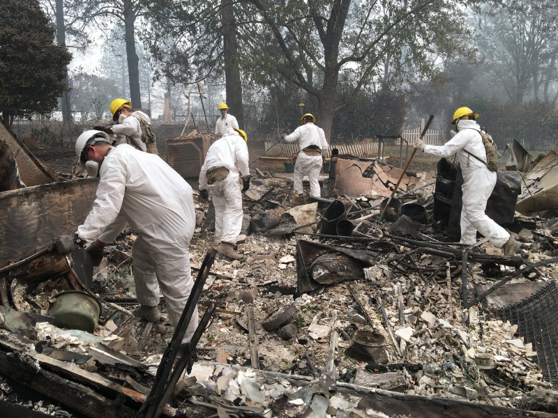 Число жертв калифорнийских пожаров достигло 66, еще более 600 пропали без вести