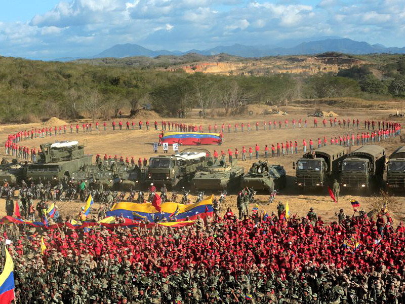 В воскресенье, 10 февраля, в Венесуэле начались крупнейшие в истории страны учения "Двухсотлетие Ангостуры 2019"
