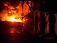 На фото: представители Хуана Гуайдо зафиксировали взрыв на одной из подстанций и обвиняют в этом власти страны
