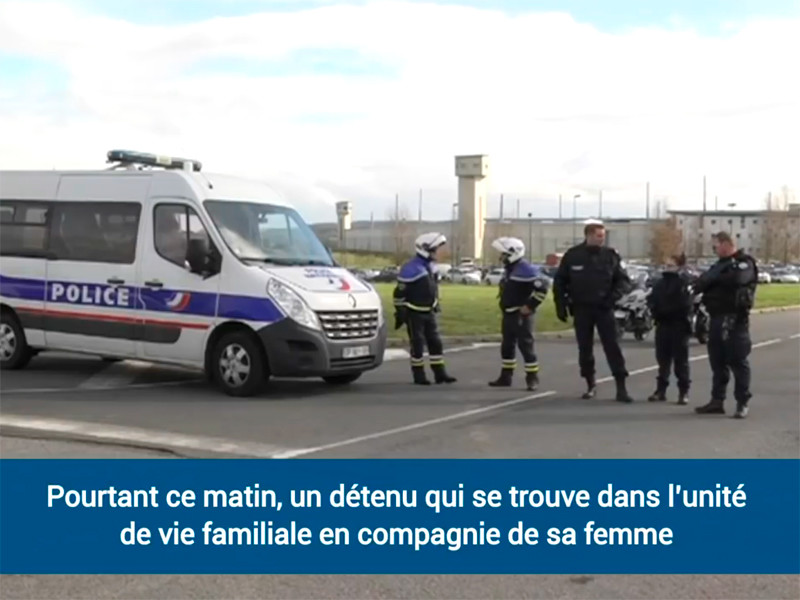 Во французской тюрьме спецназ взял штурмом комнату для свиданий, где укрылся напавший на надзирателей заключенный-исламист
