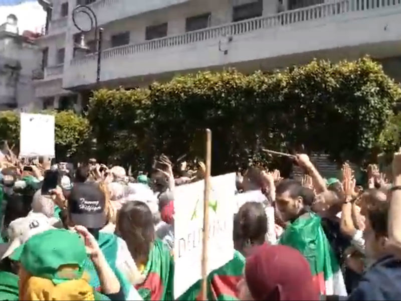 Алжирцы вышли на улицу, требуя смены правящей верхушки