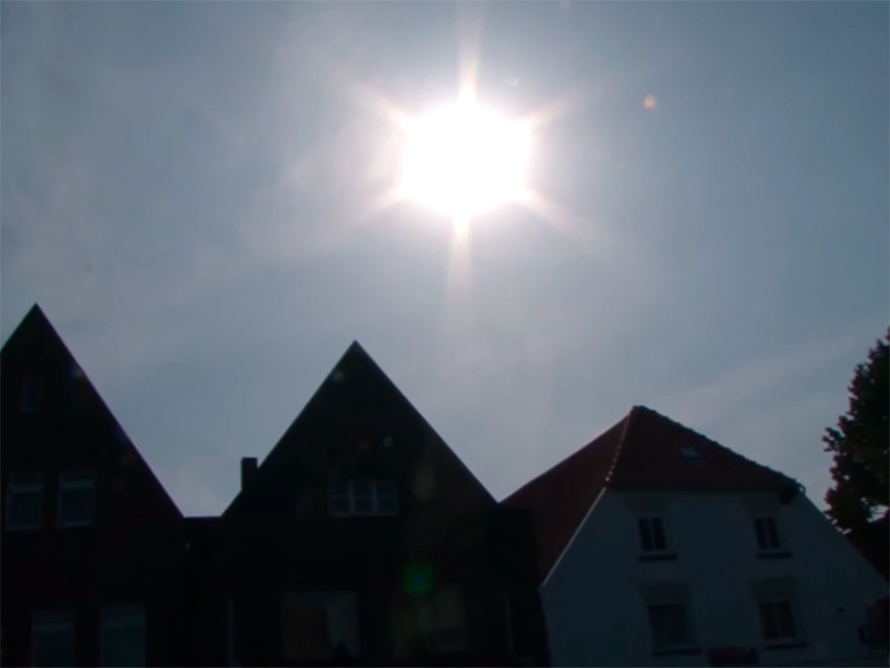 В немецком городе Линген воздух нагрелся до 42,6°C