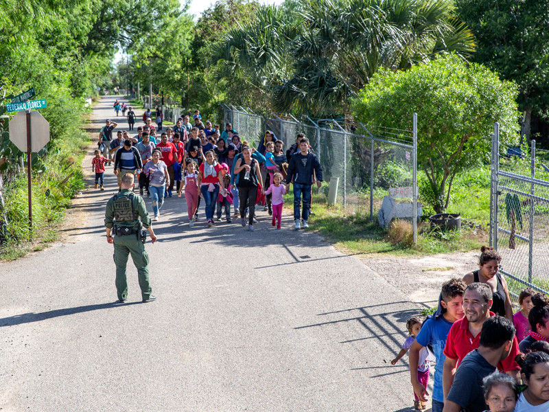 Нелегальные мигранты, Техас, июнь 2019 года