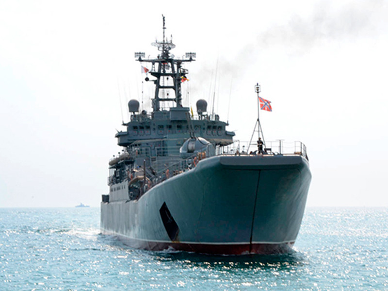 Большой десантный корабль "Орск", 20 марта 2018 года

