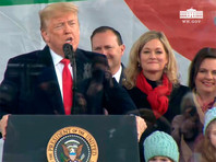 Трамп стал первым президентом США,  посетившим митинг противников абортов