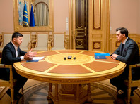 Владимир Зеленский и Алексей Гончарук, 17 января 2020 года
