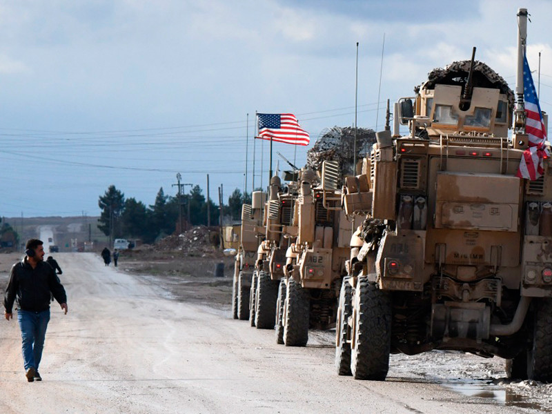 Американские военные в Сирии, декабрь 2019 года