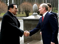 Хосни Мубарак и Владимир Путин, март 2008 года