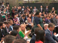 Журналисты на пресс-конференции у Белого дома
