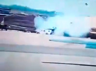 Су-25 в момент инцидента готовился к взлету с базы Коссей в Нджамене. Кадры фатального инцидента в Twitter разместила Ребекка Рамбар

