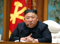 Ким Чен Ын на совещании ЦК Трудовой партии Кореи, 12 апреля 2020 года