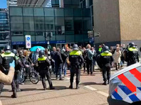 В Гааге задержали несколько десятков противников карантина, устроивших митинг