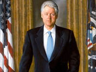 Портрет 42-го президента США Билла Клинтона