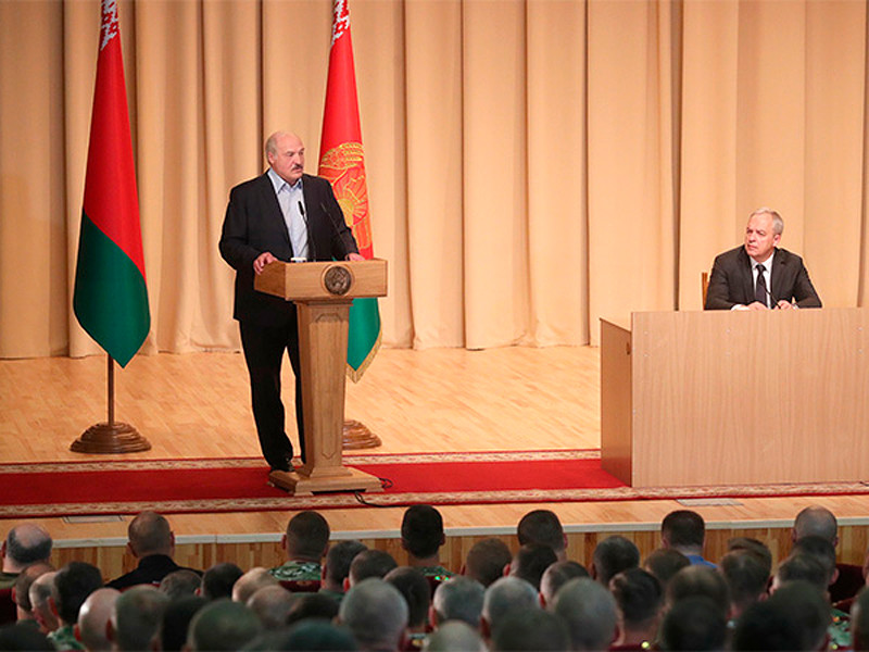 Александр Лукашенко во время встречи с руководством и личным составом ведомств системы обеспечения национальной безопасности, 28 июля 2020 года